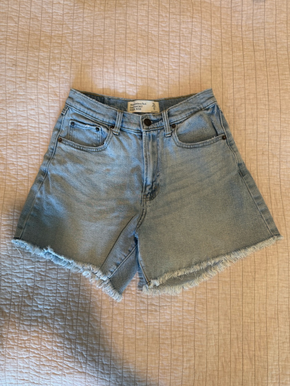 Abercrombie Curve Love High Rise Dad Short